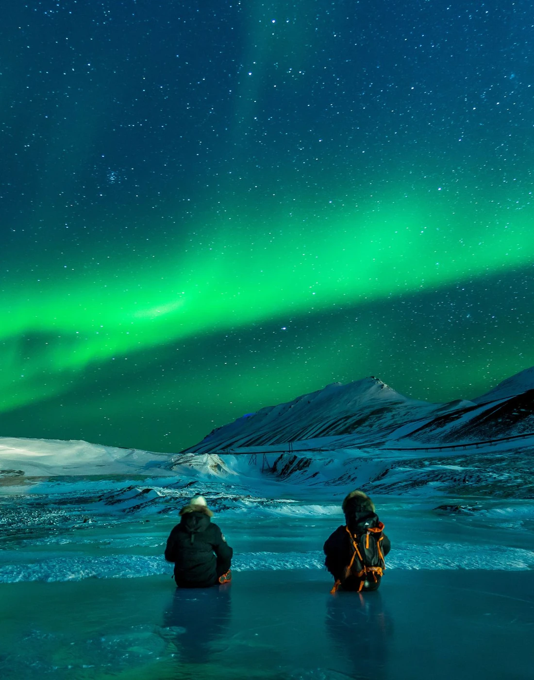 Paisaje del concepto de expediciones Aurora Wild